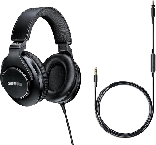 Foto de Shure SRH440A Over-Ear Wired Headphones for Monitoring & Recording, Professional Studio Grade, Enhanced Frequency Response, Work with All Audio Devices, Adjustable & Collapsible Design - 2022 Version