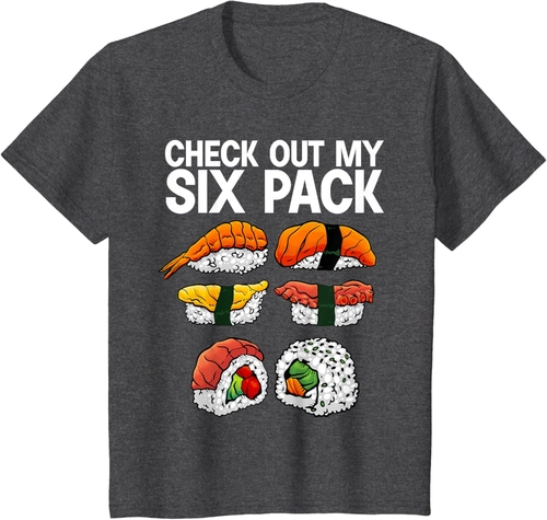 Foto de Cool Sushi For Men Women Salmon Sushi Lovers Japanese Food T-Shirt