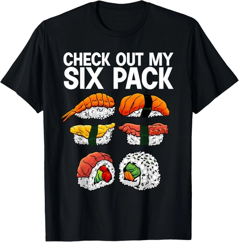 Foto de Cool Sushi For Men Women Salmon Sushi Lovers Japanese Food T-Shirt
