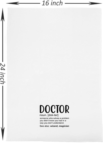 Foto de Funny Pharmacist Definition Kitchen Towels and Dishcloths,16 x 24 Inch Hand Towels Tea Towels Dish Towels for Kitchen Decor,Funny Pharmacist Graduation Gifts,Pharmacist Retirement Gifts