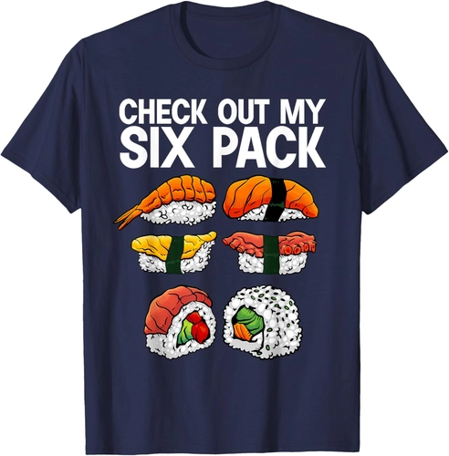 Foto de Cool Sushi For Men Women Salmon Sushi Lovers Japanese Food T-Shirt