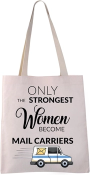 Image of VAMSII Mail Carrier Tote Bag Mail Lady Gifts Shoulder Bag Postal Worker Gifts Mailman Gifts for Women Post Office Gifts