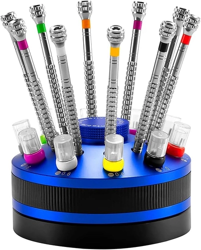 Foto de 10PCS Precision Watch Screwdriver Set With Box Different Sizes With 20 Extra Replace Blades Watchmaker Screwdriver Tools for Watch,Jewelry,Eyeglass