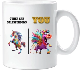 Image of Carez Funny Mug Car salesperson Gift, Car salesperson Appreciation Gift For Car salesperson, christmas gift for Car salesperson 11 Oz Mug