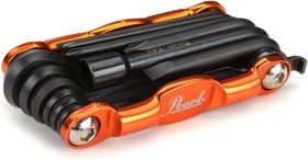 Image of Pearl Tech Tool combination Drum Key and Drum Set Multi-Tool with five Screwdrivers, six Hex Keys and Bottle Opener,