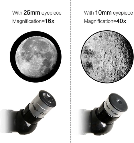 Foto de Gskyer Telescope, 70mm Aperture 400mm AZ Mount Astronomical Refracting Telescope for Kids Beginners - Travel Telescope with Carry Bag, Phone Adapter and Wireless Remote.