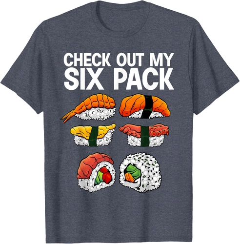 Foto de Cool Sushi For Men Women Salmon Sushi Lovers Japanese Food T-Shirt