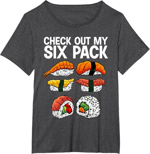 Foto de Cool Sushi For Men Women Salmon Sushi Lovers Japanese Food T-Shirt