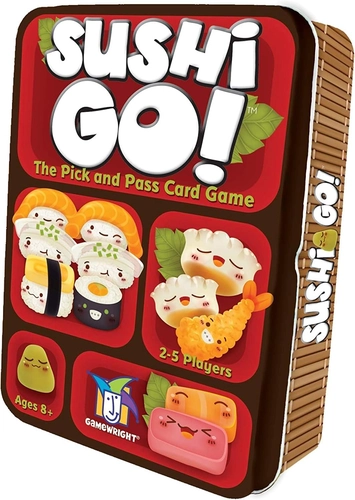 Foto de Sushi Go - The Pick and Pass family Card Game from Gamewright, great for 2-5 players aged 8 and up