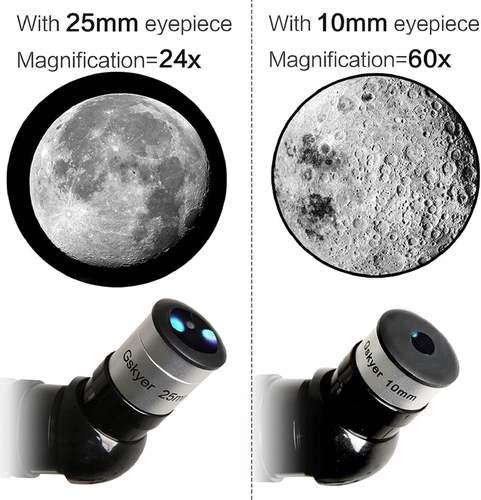 Foto de Gskyer Telescope, 70mm Aperture 400mm AZ Mount Astronomical Refracting Telescope for Kids Beginners - Travel Telescope with Carry Bag, Phone Adapter and Wireless Remote.