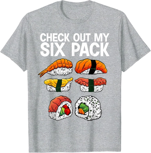 Foto de Cool Sushi For Men Women Salmon Sushi Lovers Japanese Food T-Shirt